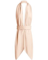 Alberta Ferretti - Draped Scarf-Effect Top - Lyst