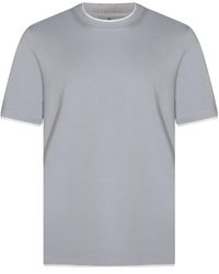 Brunello Cucinelli - Layered-Effect Crewneck T-Shirt - Lyst