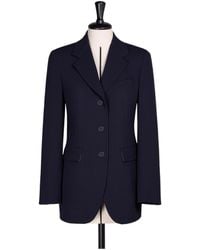 Max Mara - Long-Sleeved Wool Suit Coat - Lyst