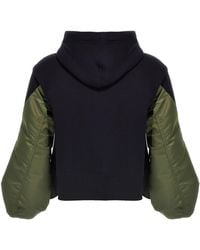 Sacai - Sponge Zipped Hoodie - Lyst