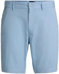 BOSS - Logo-Appliqué Shorts - Lyst