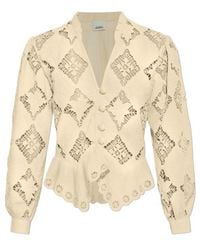 Isabel Marant - Nina Broderie-Anglaise Top - Lyst