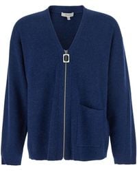 JW Anderson - Jw Anderson V-Neck Zip-Up Cardigan - Lyst