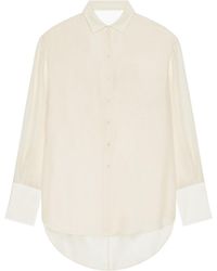 Givenchy - Oversized Draped Shirt - Lyst