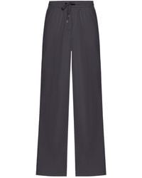 Brunello Cucinelli - Wide Leg Trousers With Drawstring - Lyst