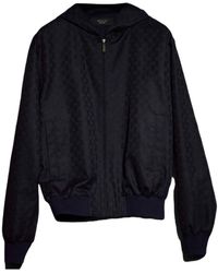 Gucci - Gg Cotton Canvas Zip Jacket - Lyst