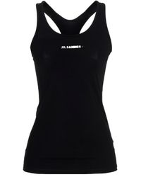 Jil Sander - Logo-Print Tank Top - Lyst