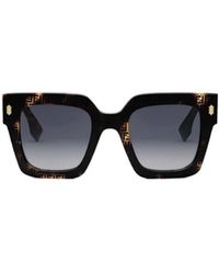 Fendi - Logo Sunglasses - Lyst