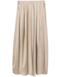Giorgio Armani - Pleated Maxi Skirt - Lyst
