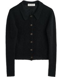 Our Legacy - Mazzy Long Sleeved Ribbed-Knit Cardigan - Lyst