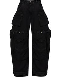 The Attico - The Logo Patch Cargo Jeans - Lyst