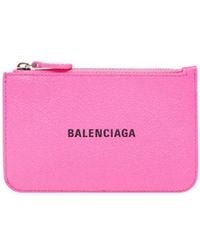 Balenciaga - Portamonete Lungo E Portacarte Cash Grande Da Donna - Lyst