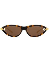 Bottega Veneta - Eyewear Cat-Eye Frame Sunglasses - Lyst
