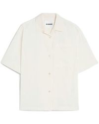 Jil Sander - Patch Pocket Cotton Poplin Shirt - Lyst
