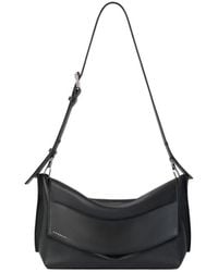 Givenchy - Signature Logo Embossed Flap Shoulder Bag - Lyst