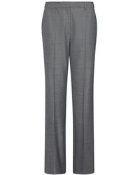 Marella - Flared Stretch Wool-Blend Trousers - Lyst