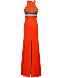 Saint Laurent - Round-Neck Sleeveless Dress - Lyst