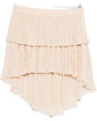 Blumarine - Tiered Pleated Skirt - Lyst
