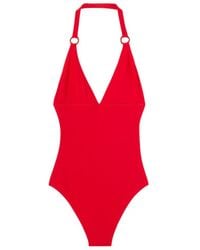 Loro Piana - Logo One-Piece Swimsuit - Lyst