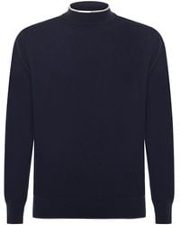 Eleventy - Mock Neck Sweater - Lyst