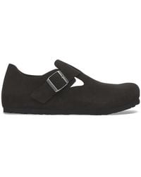 Birkenstock - London Bs Buckle Detailed Flat Shoes - Lyst