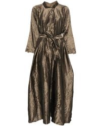 Daniela Gregis - Crinkled-Finish Maxi Dress - Lyst