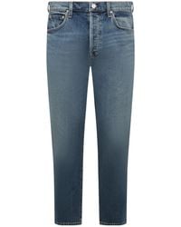 Citizens of Humanity - Straight-Leg Washed Jeans - Lyst