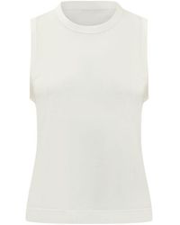 Ami Paris - Ami Sleeveless Crewneck Top - Lyst