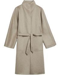 Max Mara - Lilia Belted Long-Sleeved Coat - Lyst