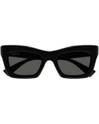 Gucci - Eyewear Cat Eye Frame Sunglasses - Lyst