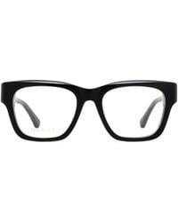 Gucci - Eyewear Square Frame Glasses - Lyst