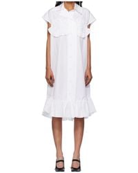Simone Rocha - Sleeveless Ruffle Bust Detail Dress - Lyst