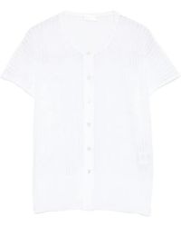 Roberto Collina - Ribbed Buttoned Shirt - Lyst