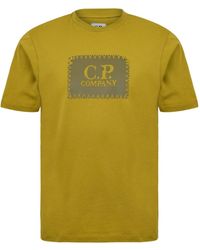 C.P. Company - Logo Crew Neck T-Shirt - Lyst