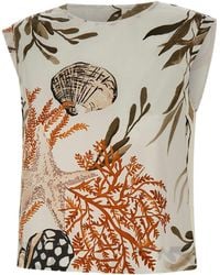 Marella - Sleeveless Vest - Lyst