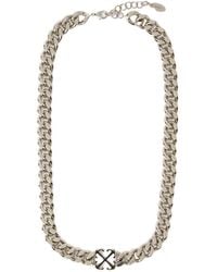 Off-White c/o Virgil Abloh - Arrow Chain-Linked Necklace - Lyst