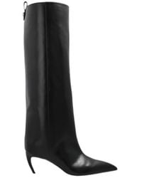 The Attico - The Lea Pointed Toe Boots - Lyst