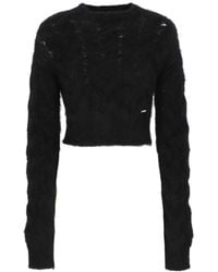 DSquared² - Logo Plaque Brushed Effect Jumper - Lyst