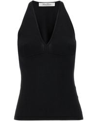 Max Mara - Armida1234 V-Neck Sleeveless Top - Lyst