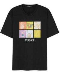 Versace - Graphic-Printed Crewneck T-Shirt - Lyst