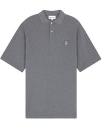 Maison Kitsuné - Maison Kitsuné Bold Fox Head Patch Polo Shirt - Lyst