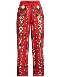 FARM Rio - Multi-Colored Textured Casual Pants - Lyst