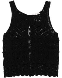 Semicouture - Lace Top - Lyst