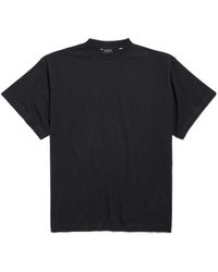 Balenciaga - Security Tape Logo Oversized T-Shirt - Lyst