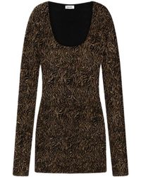 Nanushka - Frensi Zebra-Print Dress - Lyst