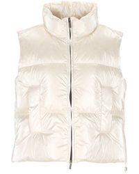 K-Way - Thille Thermo Pearly Zip-Up Puffed Gilet - Lyst