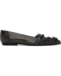 Acne Studios - Pin-Buckle Ballerina Flats - Lyst