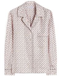 Max Mara - Silk Printed Shirt - Lyst