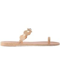 Ancient Greek Sandals - Dirki Studded Metallic Leather Sandals - Lyst