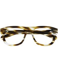Gucci - Eyewear Aviator Frame Glasses - Lyst
